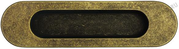 Ручка врезная 150мм, отделка бронза античная 3921-831 фото, цена 1 140 руб.