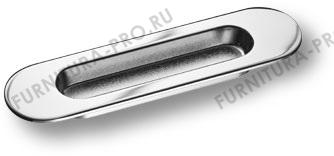 Ручка врезная для дверей, глянцевый хром 3921-400 фото, цена 1 220 руб.