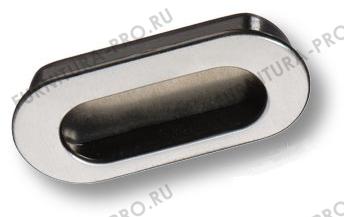Ручка врезная, серебро 64 мм 4858-63 фото, цена 485 руб.