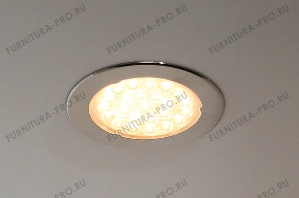 Светильник LED Metris V12, 1,6W/12V, 3050-3250K, отделка никель шлифованный глянец 1088017B фото, цена 2 000 руб.