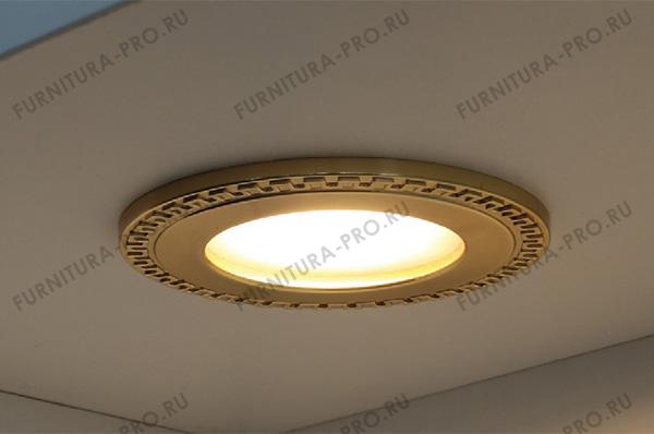 Светильник LED Nika, 3.5W/350mA, 3000K, отделка золото глянец HW.004.GR.G фото, цена 2 145 руб.