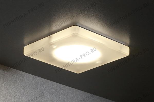 Светильник LED Quadro, 4W/12V, 4500K, отделка акрил матовый HW.005.050 фото, цена 2 170 руб.