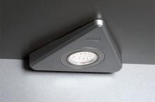 Светильник LED Triangolo, 1.65W, 3200K, отделка под алюминий HW.001.004 фото, цена 530 руб.